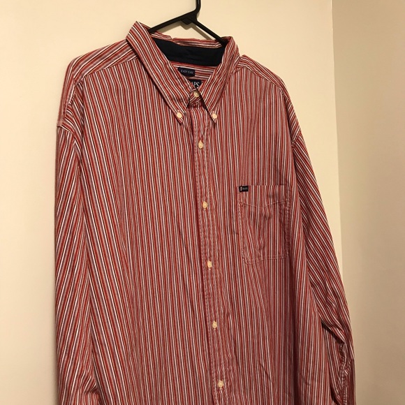 Chaps Long Sleeve Button Down Shirt XXL - Picture 3 of 5